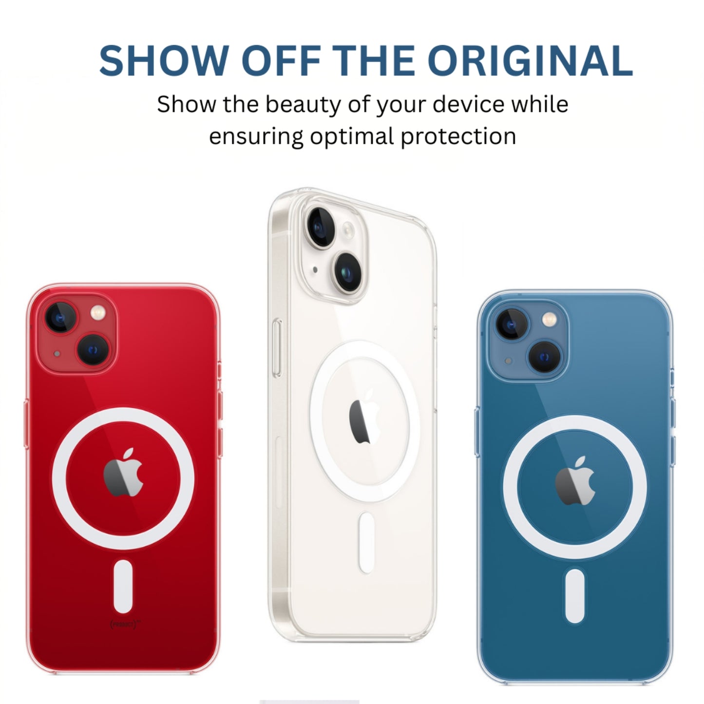 Transparent Protective Case with MagSafe