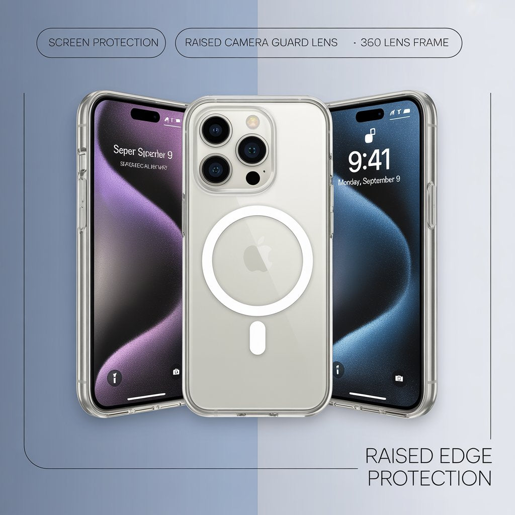 Transparent Protective Case with MagSafe