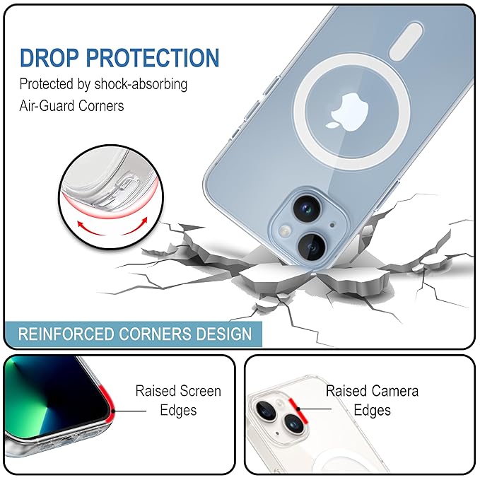Transparent Protective Case with MagSafe