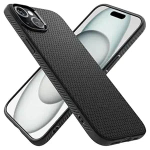 Back Cover Case Compatible with iPhone 15 (TPU | Matte Black)