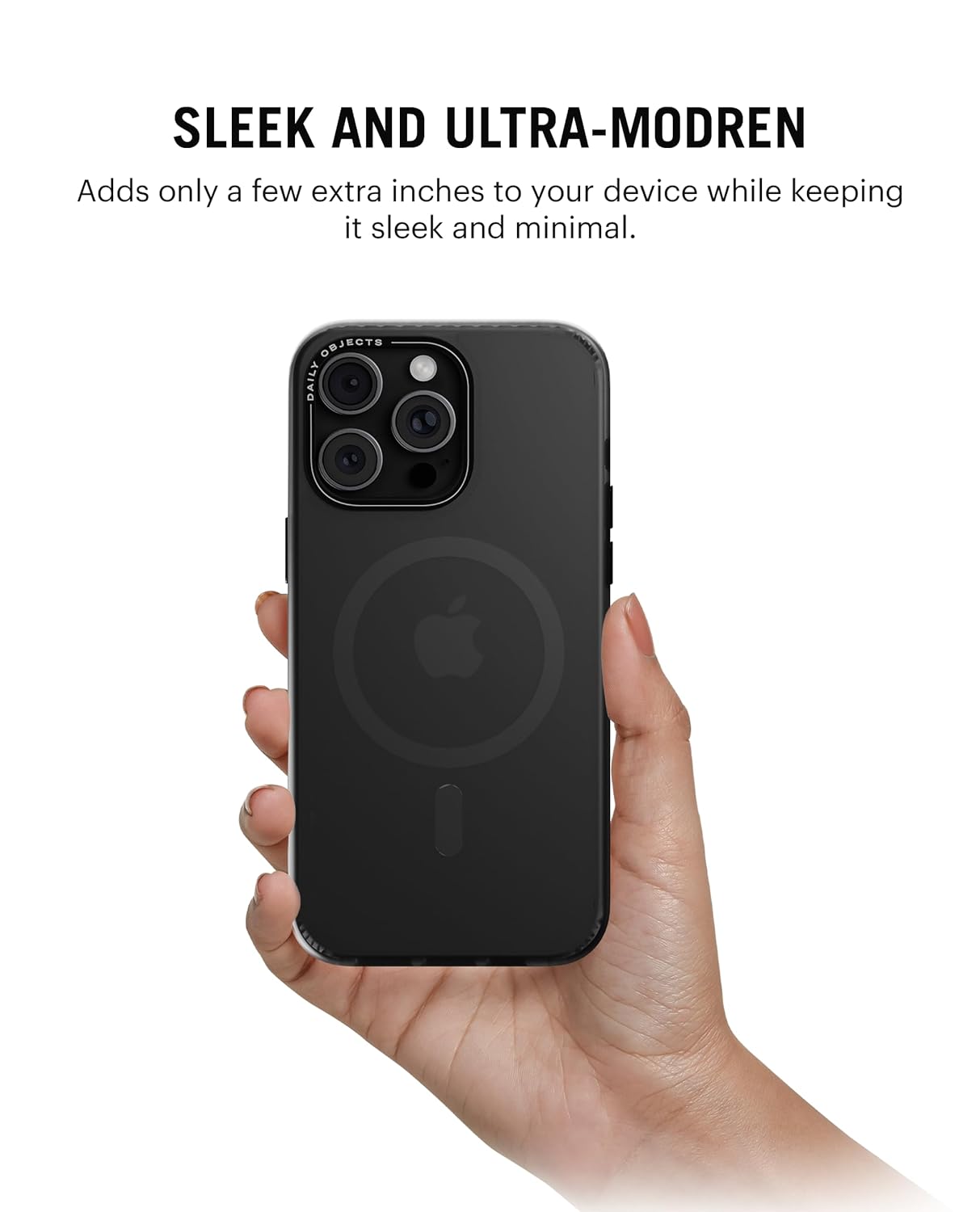 Case for iPhone 14 Pro Compatible with Mag-Safe Wireless Charging,Black Nimbus Slim Shockproof Back Cover