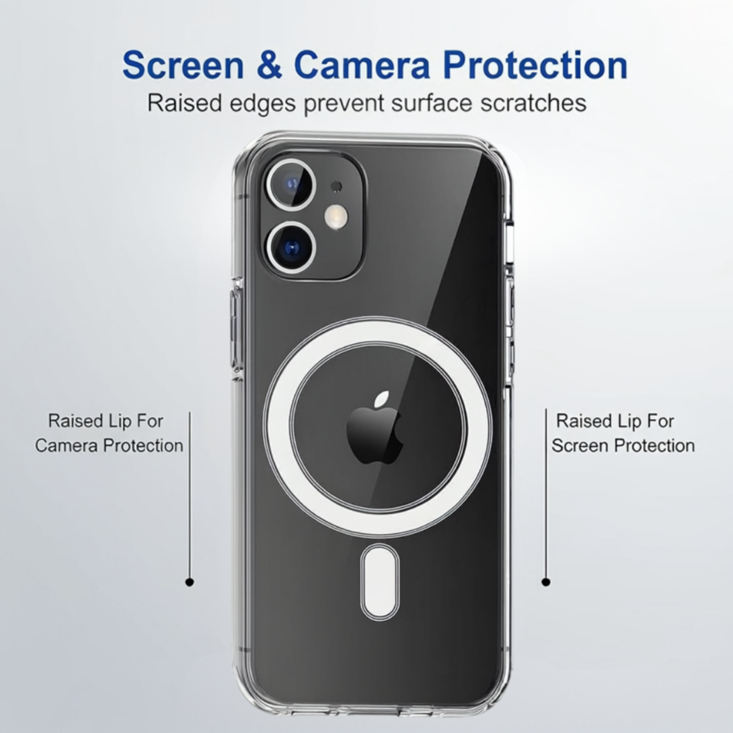 Transparent Protective Case with MagSafe